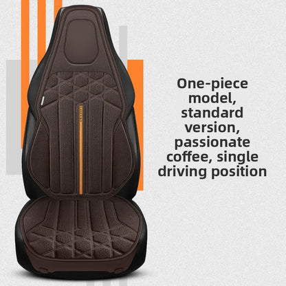 Car Suede Seat Protection Universal Car Seat Cover All Season Breathable Perforated Suede SUV Sedan Seat Cover Latex Cushion