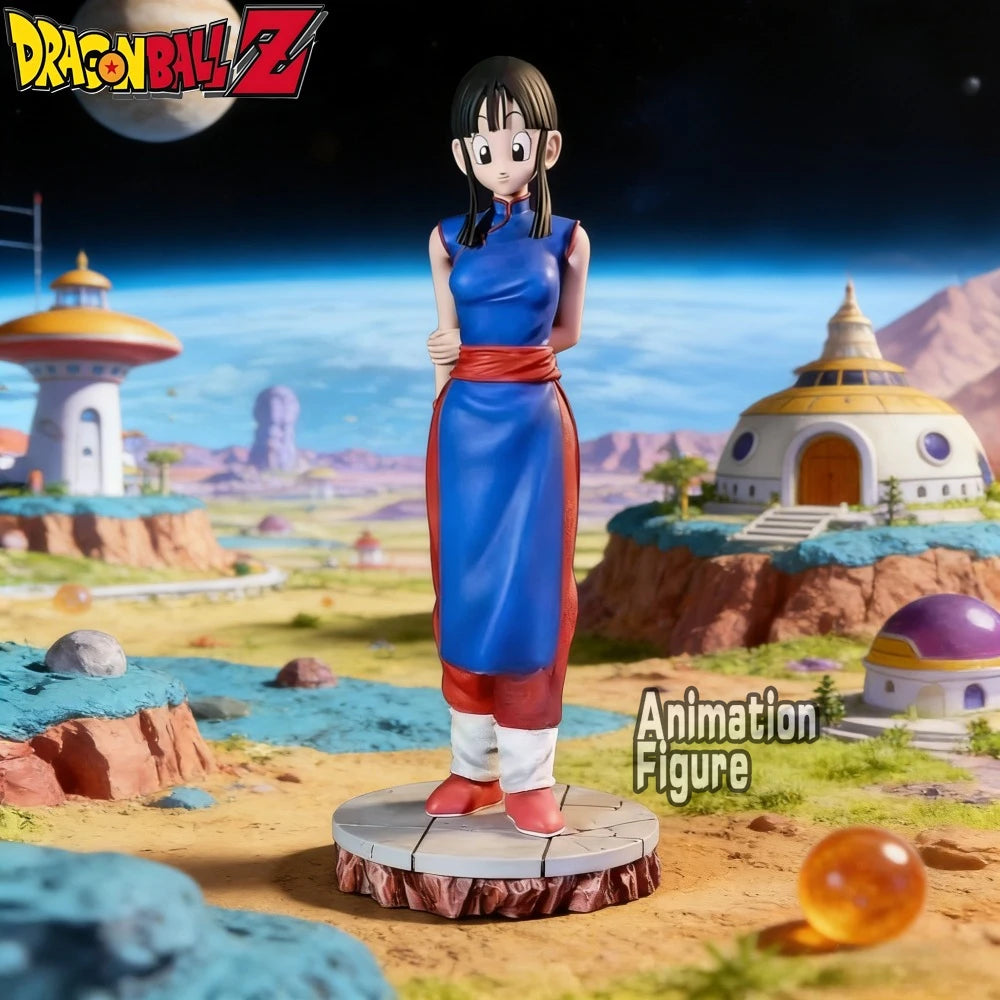 28cm/11.02 Anime Dragon Ball Z Figure Goku's wife Chichi Action Figures Pvc Statue Desktop Ornamen Collection Model Toys Gifts