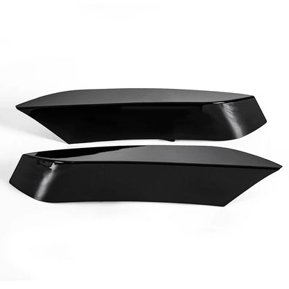 Rhyming Front Bumper Spoiler Splitter Lip Carbon Fiber Look/Glossy Black Air Vent Frame Trim For BMW F80 M3 F82 F83 M4 2015-2020