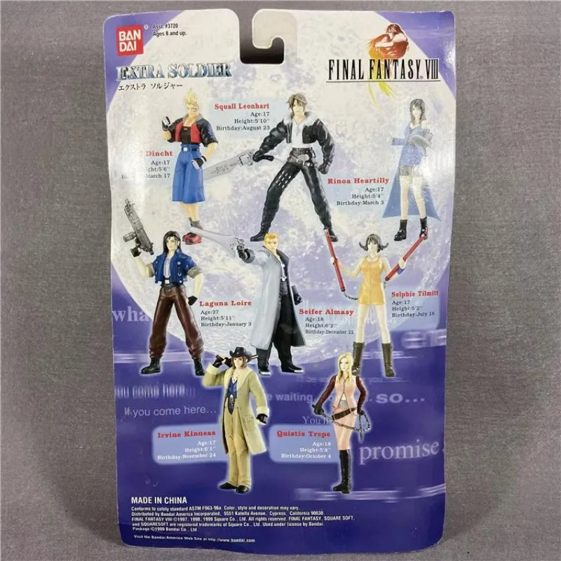 BANDAI Final FantasyVIII Rinoa Heartilly Collection Ornament GACHA Action Figures Model Kids Toy