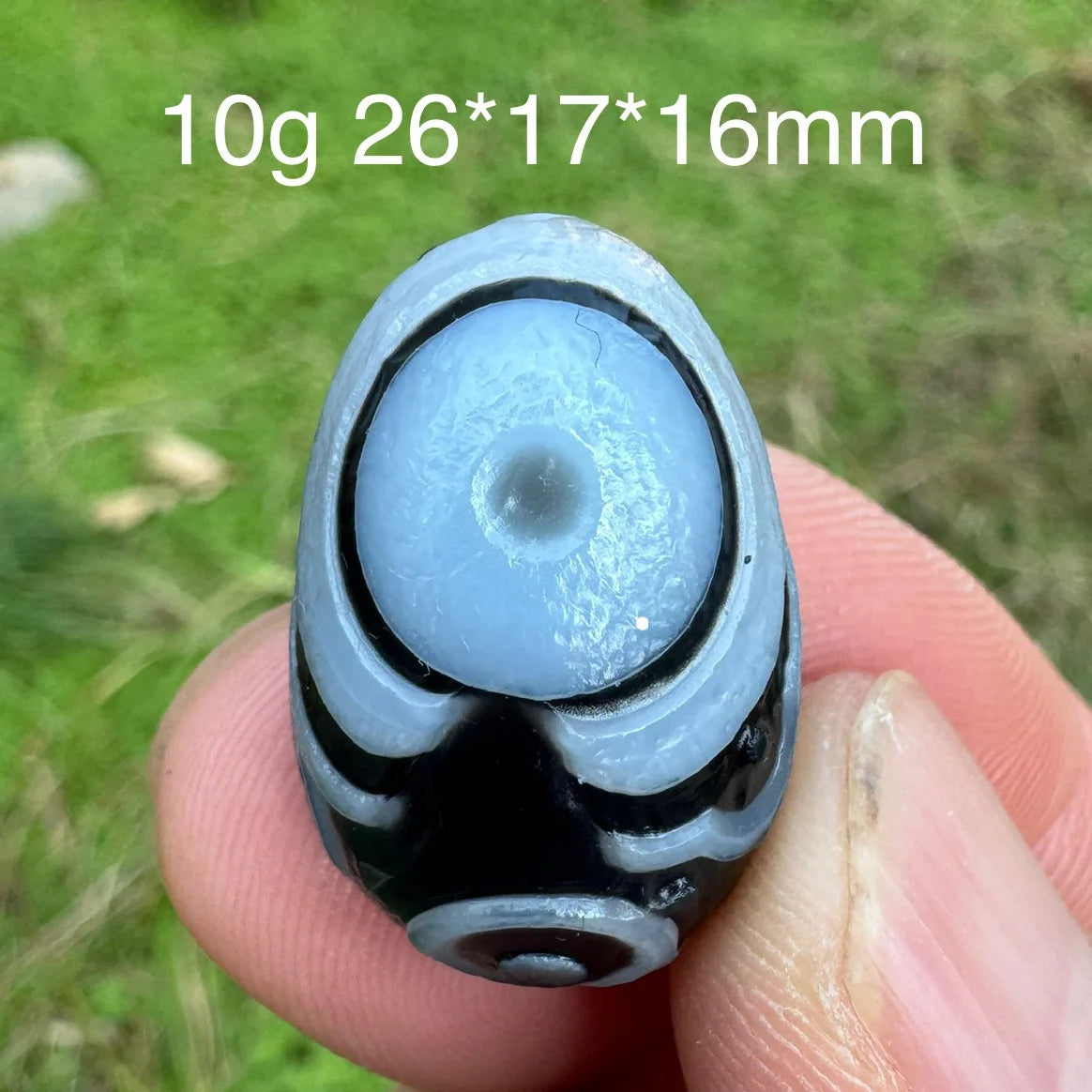 Natural Sardonyx Black Agate Alxa Gobi Eye Rock Mineral Specimen Energy Crystal Chakra Reiki Healing Stone Garden Decor DD1-8