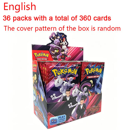 360Pcs Pokemon Card MEGA EVOLUTION Lucario Prismatic Evolutions Game Cartoon English Booster Battle Transaction Card Gift