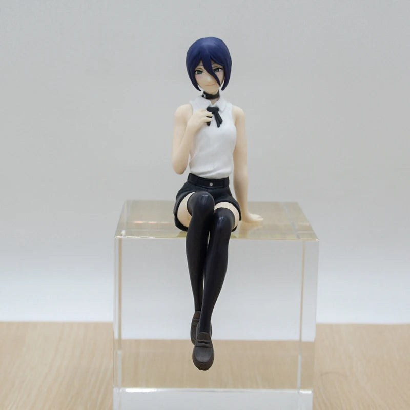 Chainsaw Man Power Bunny Girl Anime Figure Makima Action Figure Hayakawa Aki/Higashiyama Kobeni/Denji/Reze Figure Model Doll Toy