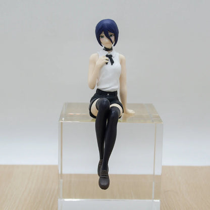 Chainsaw Man Power Bunny Girl Anime Figure Makima Action Figure Hayakawa Aki/Higashiyama Kobeni/Denji/Reze Figure Model Doll Toy