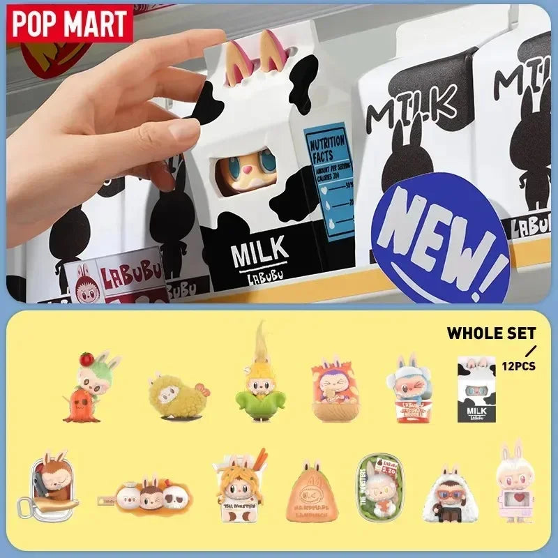 POP MART Labubu THE MONSTERS Wacky Mart Series Blind Box Mystery Box Guess Bag Toys Doll Anime Action Figure Desktop Ornaments