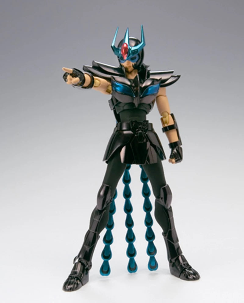19cm Anime Dark Saint Seiya Figure Phoenix Ikki Hyoga Seiya Shiryu Action Figures Toy PVC Box Figure Collection Decoration