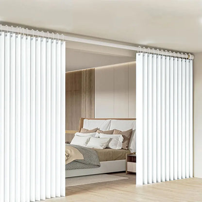 Folding Room Divider Curtain for Kitchen and Fitting Room, Soft Partition Panel for Privacy and Modern Decor