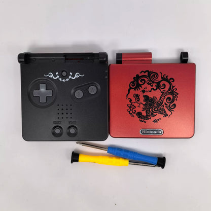 For GBA Game Boy Advance Sp Replacement Shell Custom Printed Housing For Retro Game Console Repair Super Mario Limited Edition