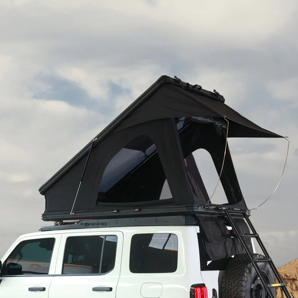 Aluminum 4 Person Rooftop Tent Hard Shell Camping Tent for Car Aluminium Hard Shell Roof Top Tent