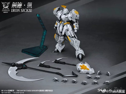 SNAA The Round Table Knights Iron Sickie Kai Shield Knight Articulated Assembled Model In Stock Ornament For Adult Collectors