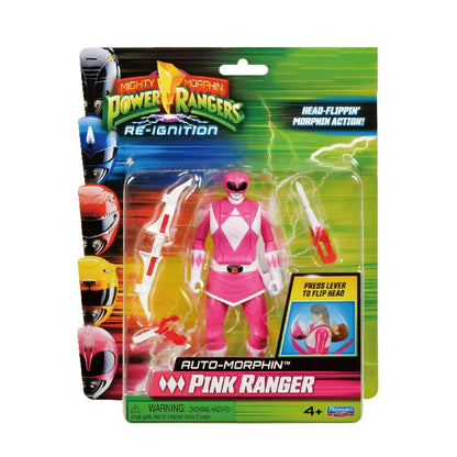Mighty Morphin Power Rangers Re-Ignition Black Red Blue Ranger Mastodon Rita Repulsa Pterodactyl Action Figure Collectible Toys