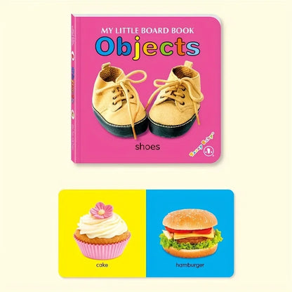 Colorful patterned card book, interactive sensory development gift, bright colors enhance early reading education