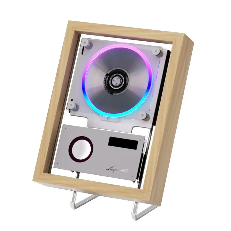 Music Frame CD Player L213 Wall Mounted Bluetooth Speaker Rechargeable With Built-in Speaker Ambient Light Aesthetic Soundbox