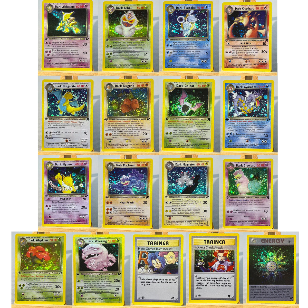 TR PTCG8-002 Tcg proxy PKM Cards Dark Hypno Battle Toys Gifts Rare Collection for Hobbies home play