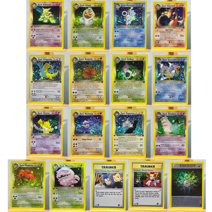 TR PTCG8-002 Tcg proxy PKM Cards Dark Hypno Battle Toys Gifts Rare Collection for Hobbies home play