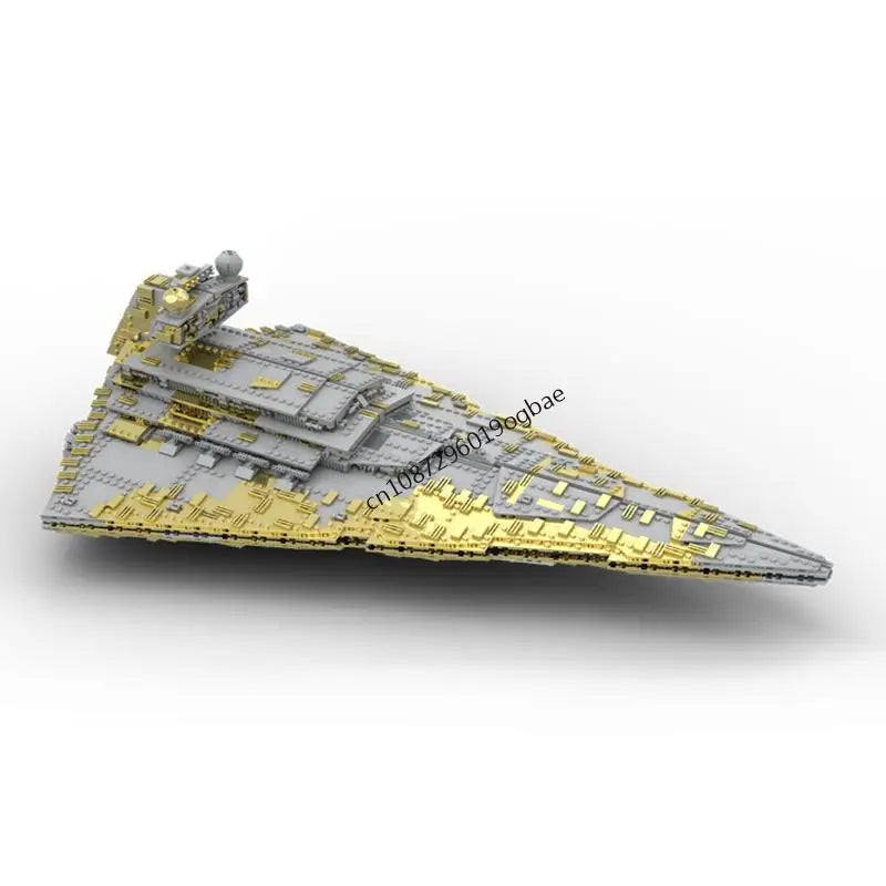 New 3130Pcs Famous Star Battle Movie Moc Destroyer Golden Spaceship Diy Creative Ideas Child Toys Birthday Gifts Custom Puzzles