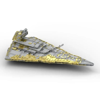 New 3130Pcs Famous Star Battle Movie Moc Destroyer Golden Spaceship Diy Creative Ideas Child Toys Birthday Gifts Custom Puzzles