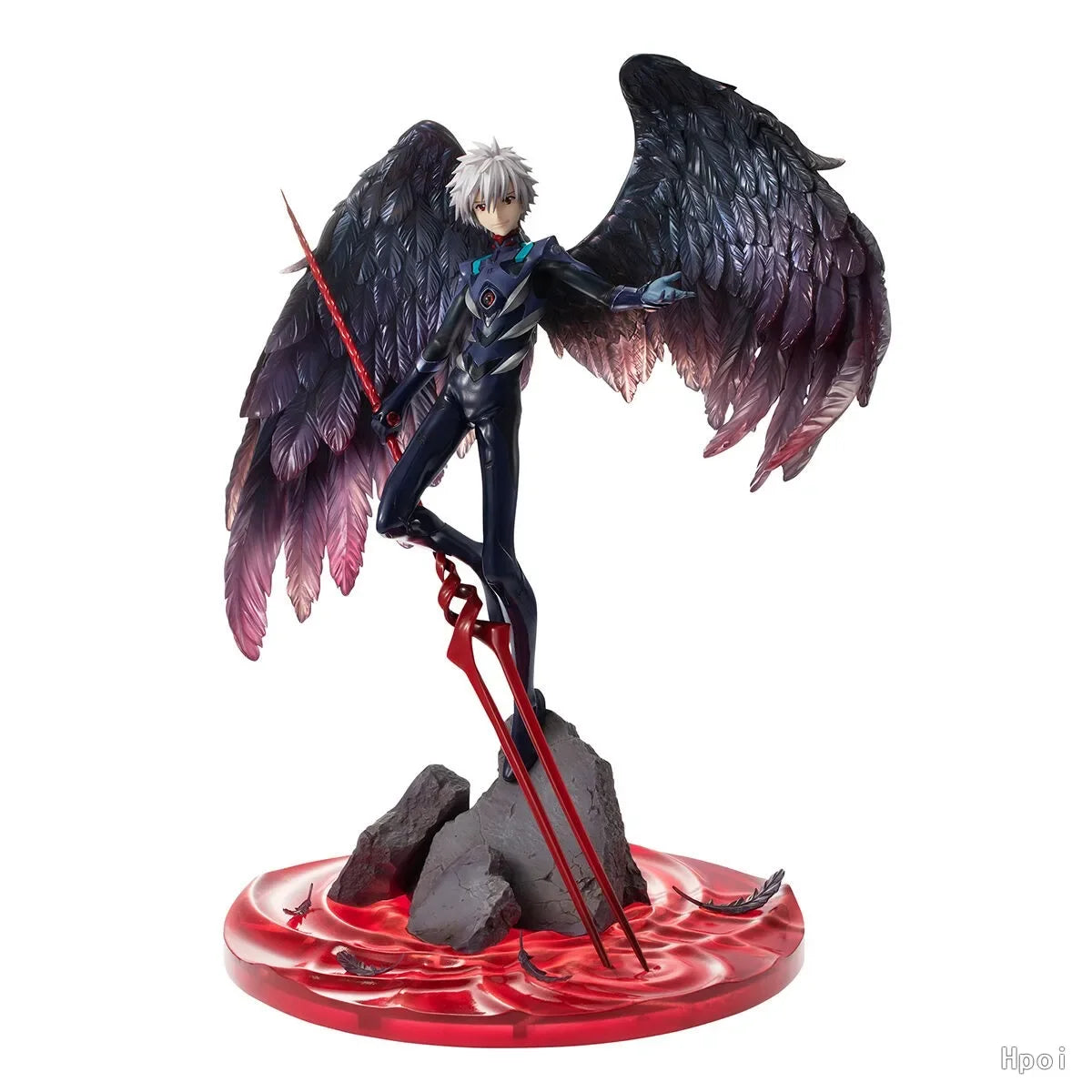 【In Stock】MegaHouse Precious G.E.M. EVA Q Kaworu Nagisa 15th Anniversary Figure Model Ornaments Gifts