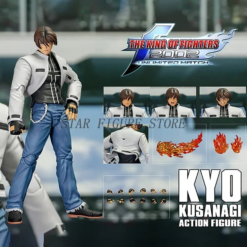 19cm The King of Fighters Kyo Kusanagi Action Figure Storm Toys KOF '98UM Iori Yagami Figurine PVC Model Movable Figures Gifts