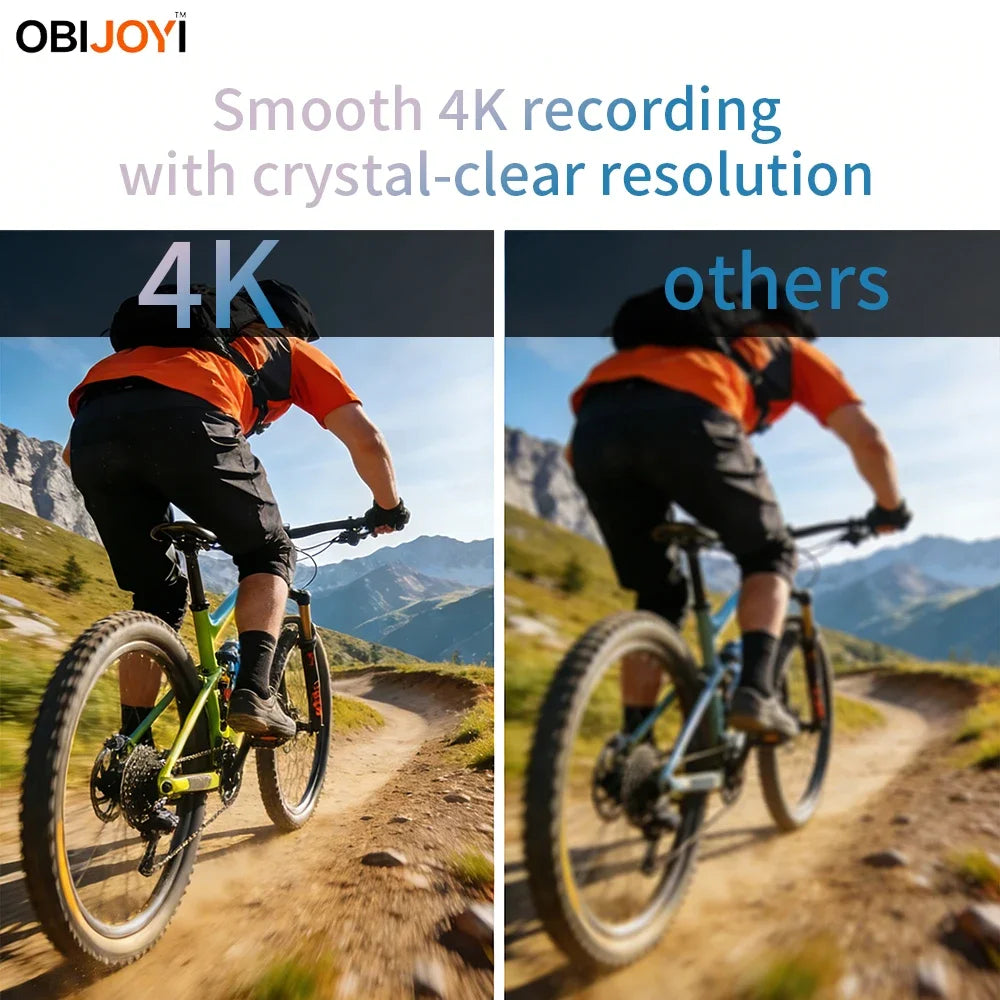 Mini Action Video Sports Camera 4K HD Anti-Shake 0.96" IPS Screen WIFI APP 12MP for Sports Outdoor Travel Life