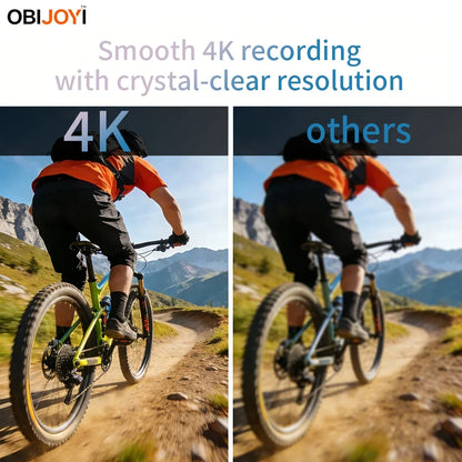 Mini Action Video Sports Camera 4K HD Anti-Shake 0.96" IPS Screen WIFI APP 12MP for Sports Outdoor Travel Life
