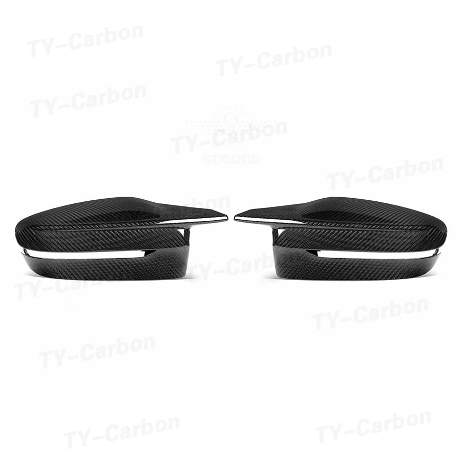 Real Dry Carbon Fiber Side Door Mirror Cover for BMW M2 G87 M3 G80 M4 G82 G83 G42 Replacement Rear View Mirror Car Accessories