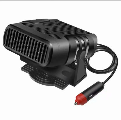 12V Car Heater 120W Efficient Fast Heat Auto Windshield Defrost Defog Heater Fan 360° Adjustable Base for Truck Van SUV