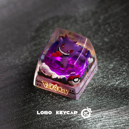 Pokemon Keycap Magikarp Gengar Esc Replace Keycap Resin Anime Kawaii Decor For Mechanical Keyboard Anime Collect Model Toys Gift