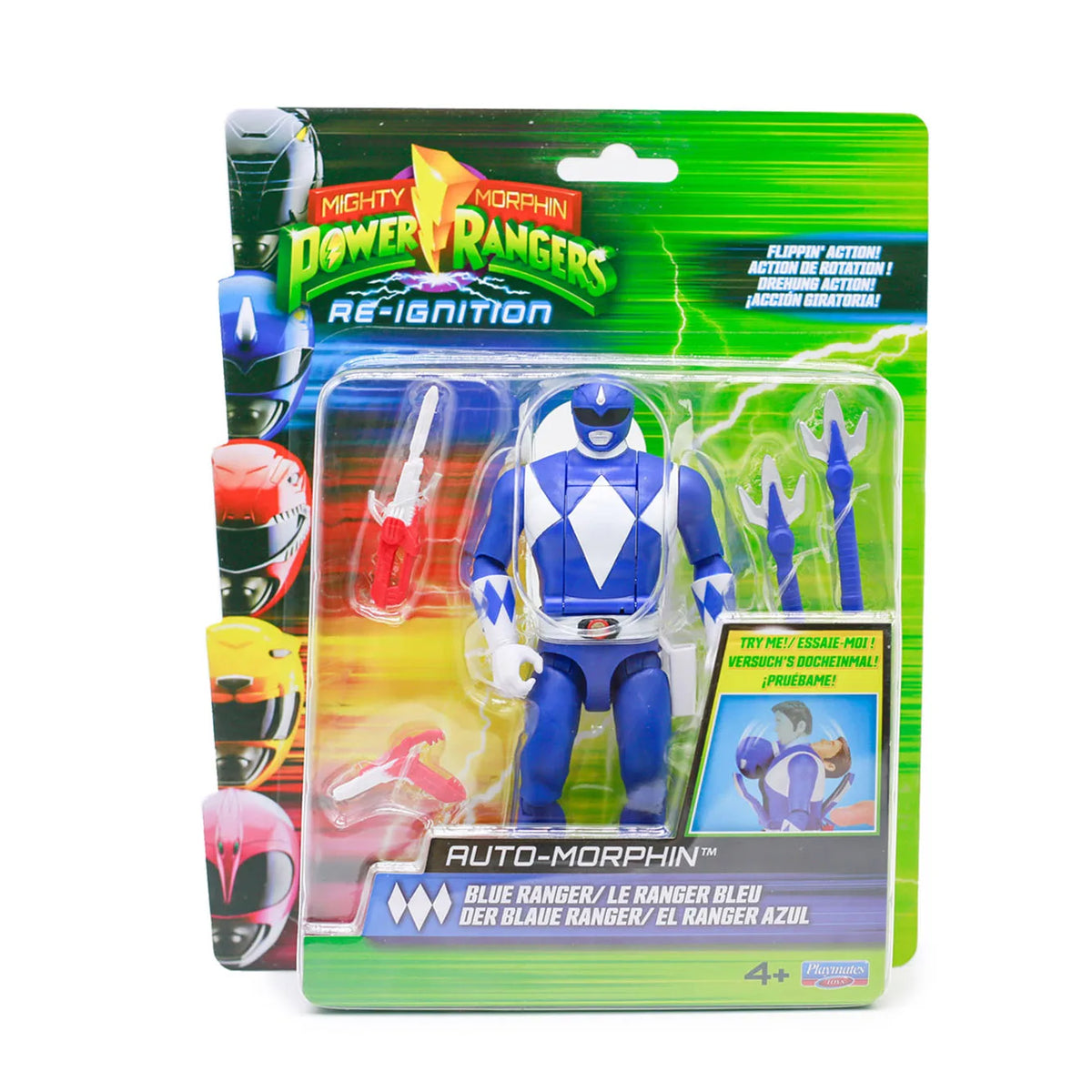 Mighty Morphin Power Rangers Re-Ignition Black Red Blue Ranger Mastodon Rita Repulsa Pterodactyl Action Figure Collectible Toys