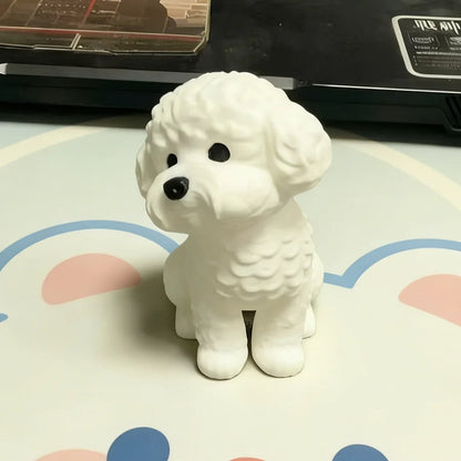 Cute Pet Dog Ornaments, Miniature Dog Figurine Crafts, Room Decor, Scene Decoration, Wedding Supplies, Office Desk Decorations