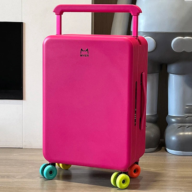 COLENARA 20"24Inch Suitcase High-quality ABS + PC Boarding Box Women's Trolley Case Students Password Box Men's Cabin Luggage
