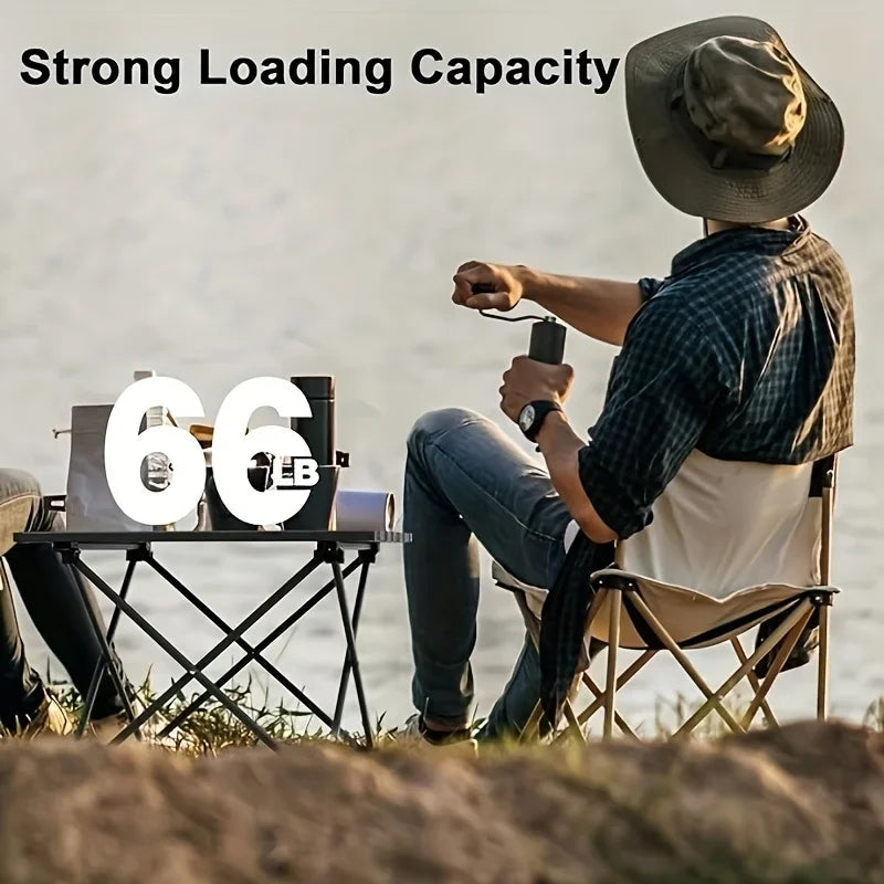 Portable Folding Camping Egg Roll Table Lightweight Collapsible For Outdoor Picnic Beach Travel Backyard Fishing Hiking Barbecue