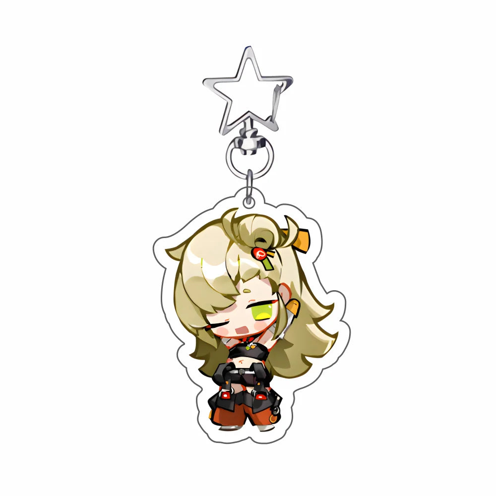 New Hot Game Zenless Zone Zero Keychains Pendant Car Ellen Joe Seth Lowell Jane Doe Von Lycaon Nicole Fans cosplay Gifts