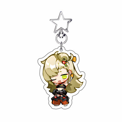 New Hot Game Zenless Zone Zero Keychains Pendant Car Ellen Joe Seth Lowell Jane Doe Von Lycaon Nicole Fans cosplay Gifts