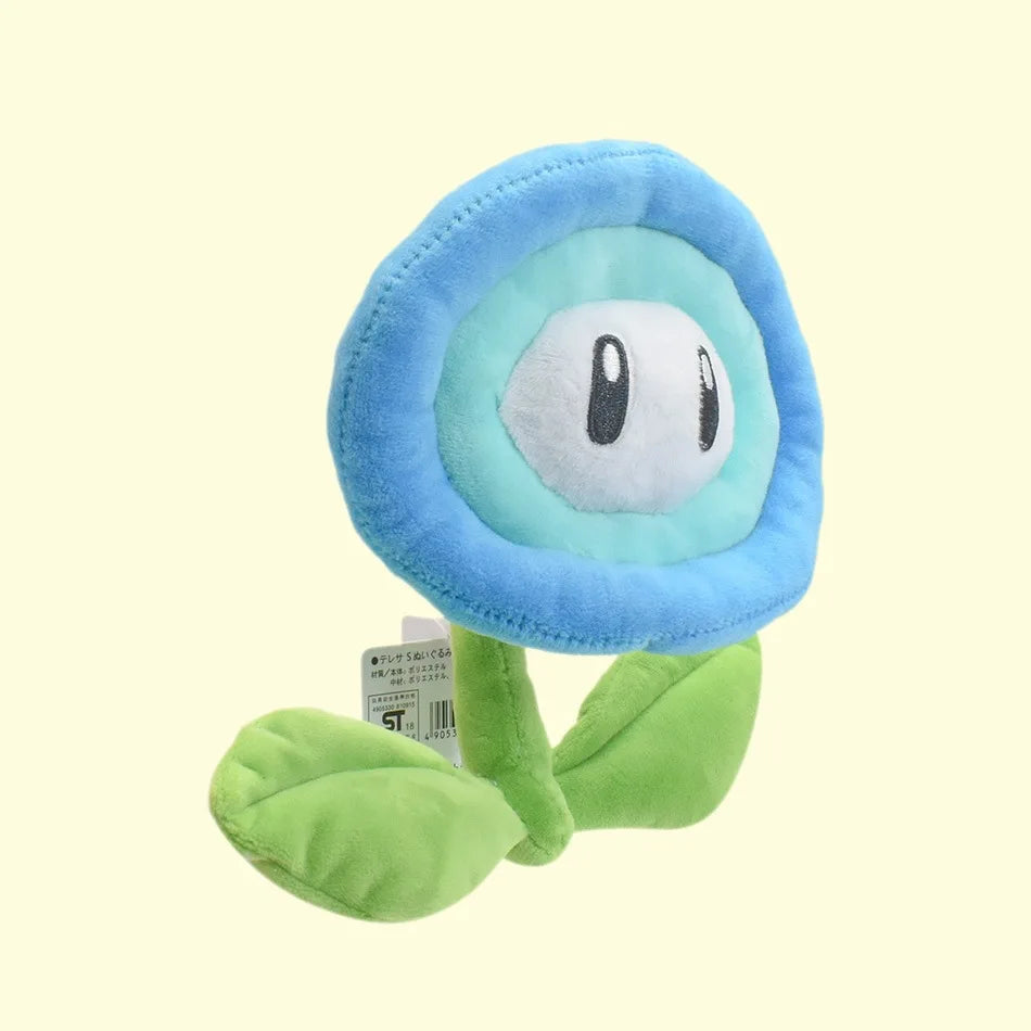 Super Mario Sunflower, Yellow Star, Orange Flame Flower, Blue Ice Flower, Five-pointed Star Simulation Plush Soft Stuffed Gifts