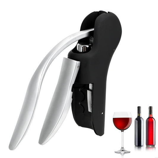 Foil Cutter Bar Lever Corkscrew Wine Tool Set Cork Drill Lifter Kit Convenient Bottle Openers Kitchen Accessories