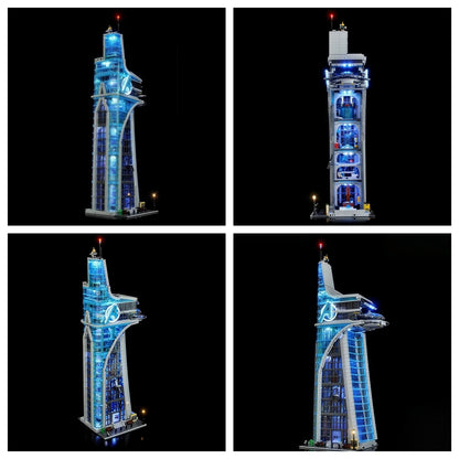 Decorative LED Lighting (No Model) For LEGO 76269 Marvel Avengers Tower Light Up your Building Blocks With Battery box