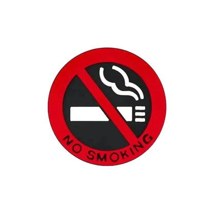 1-20pcs No Smoking Stickers Car Taxi Interior Prevent Smoking Sign Warning Logo No Smoking Decal Car Sticker Decoration