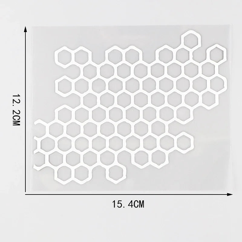 Motorcycle sticker Personalized Honeycomb body decoration stickers for car refit creative body stickers