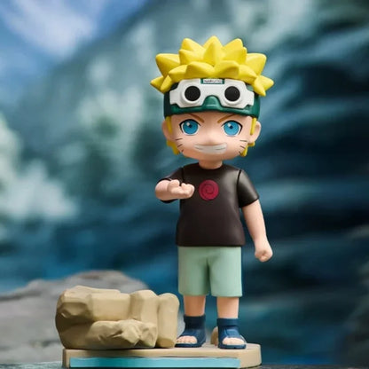 POPMART Naruto Shippuden Childhood Series Blind Box Toys Mystery Box Mistery Caixa Action Figure Genuine Original Surprise Box
