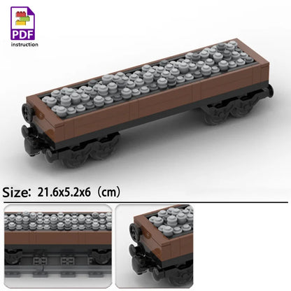 MOC Fuel Gas Tank Building Blocks Kit Wine Barrels Goods Container Forklift Bricks Toys Boys Gift