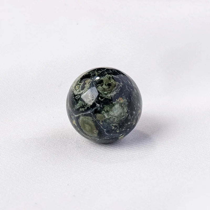 16mm Natural Crystal Ball No Hole Beads, Polished Agate Gemstone Sphere Bulk for DIY Jewelry Crafts Home Decor Gifts