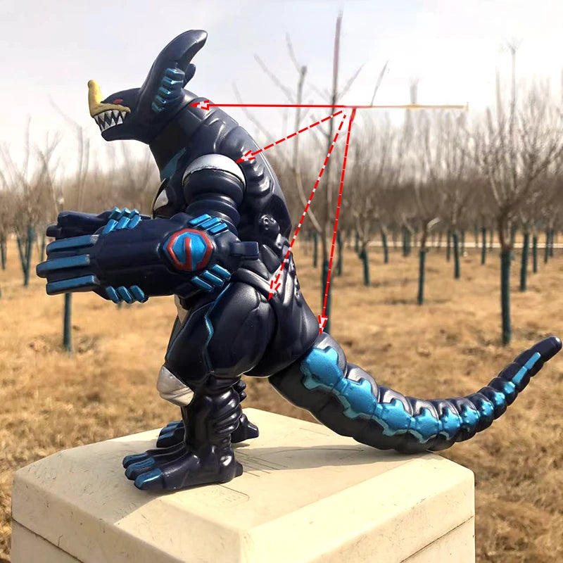 2022 New Anime Ultraman Monster Godzilla large Giga Khimaira Soft Glue DX King Galactron Action Figure Toy  Gifts