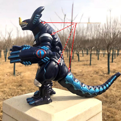 2022 New Anime Ultraman Monster Godzilla large Giga Khimaira Soft Glue DX King Galactron Action Figure Toy  Gifts