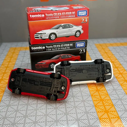 Original Takara Tomy Tomica Premium 23 Toyota Celica GT-FOUR RC Diecast Alloy Mini Car Model Collectible Toy Gift For Kids Boys