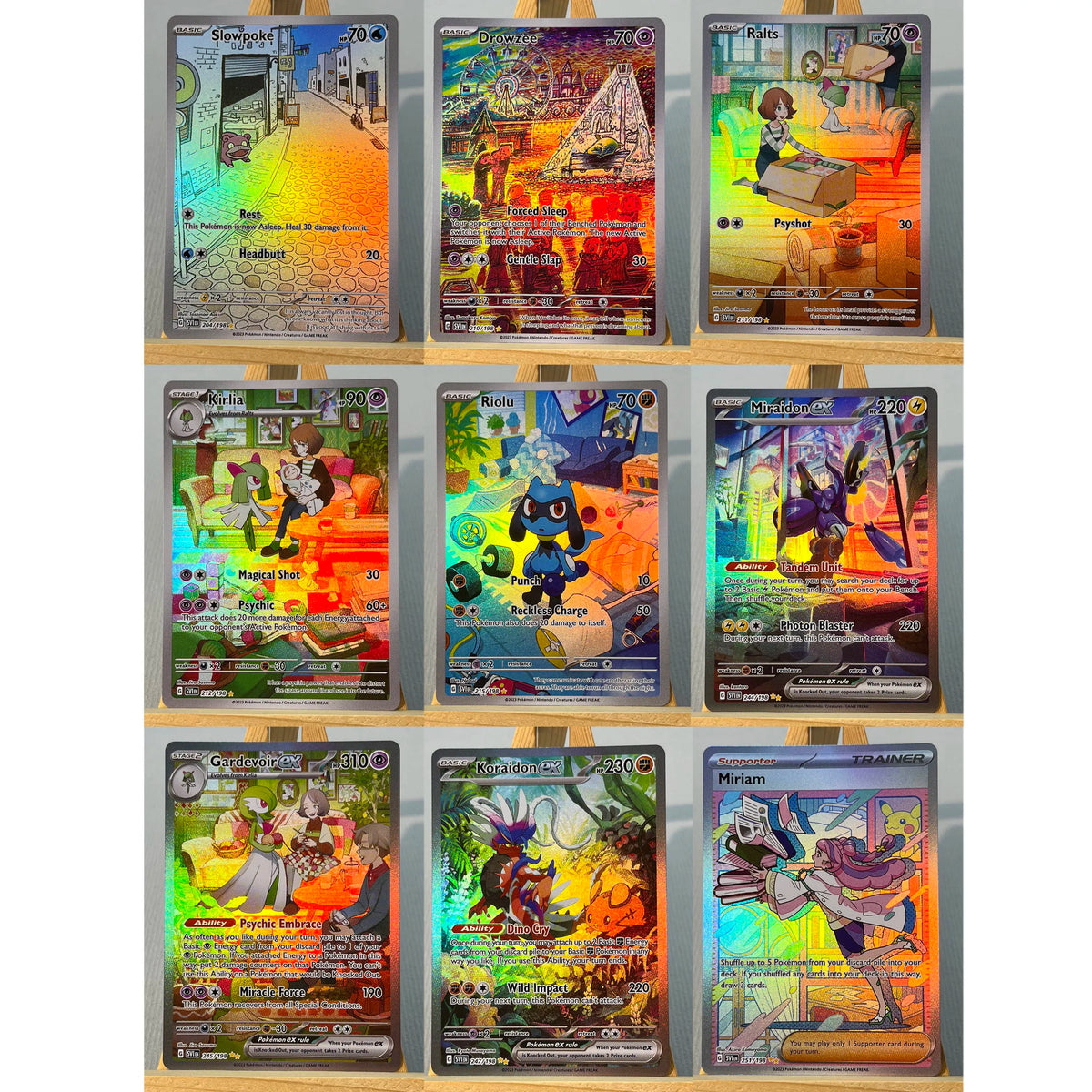 SVI JIG PTCG6-001 Tcg proxy PKM Cards Iono's Bellibolt ex Rare Collection Battle Toys Gifts for Hobbies home play