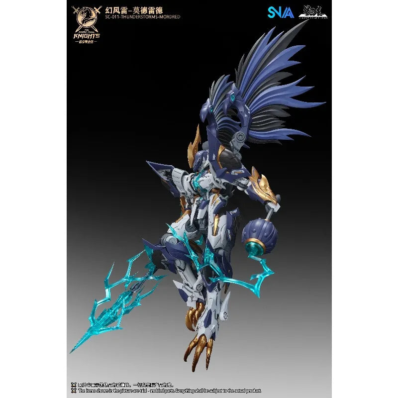 SNAA Knights of the Round Table Huan Feng Lei Mordred Original Chinese Mecha Assembly Model Kit Collectible Display Model