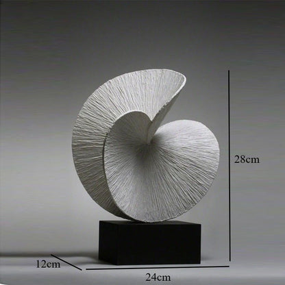 Ginkgo Leaf Resin Ornament Geometric Art Sculpture Desktop Statue Model Home Accessories Decoration Crafts Figurines Miniatures