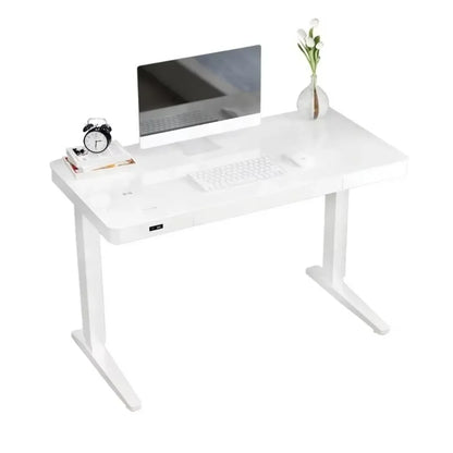 C-type computer desk electric adjustable height for modern office