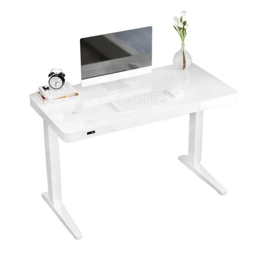C-type computer desk electric adjustable height for modern office